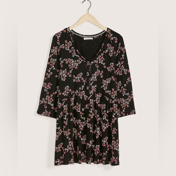 Penningtons Floral Empire Waist Tunic Top - Picture 2 of 3